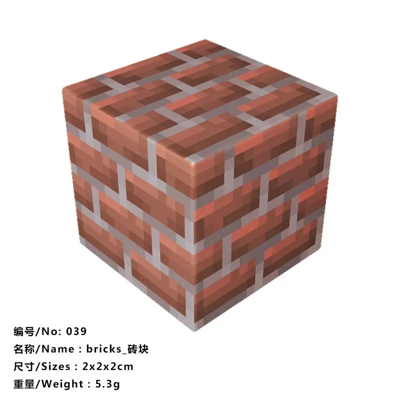 10pcs Minecraftinglys Magnetic Blocks Anime Children Puzzle Assembled Toy Doll Mini Magnetic Cube Model Kids Construction Toys