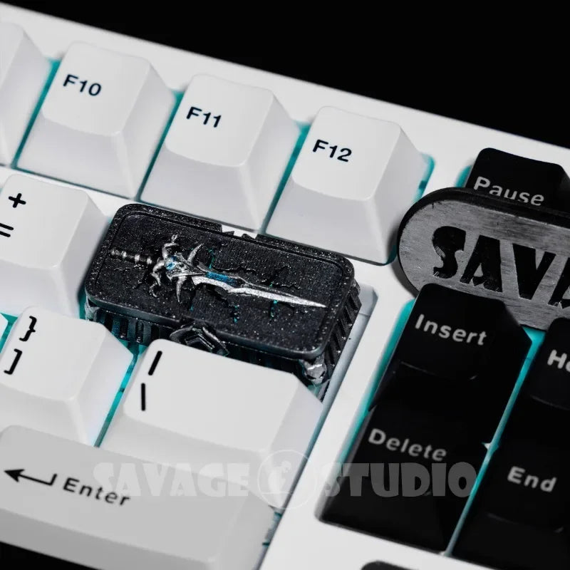 World of Warcraft Frostmourne Anime Keycaps Custom Key Caps for Mechanical Keyboard Caps Korean Keycap PC Game Peripheral Gifts