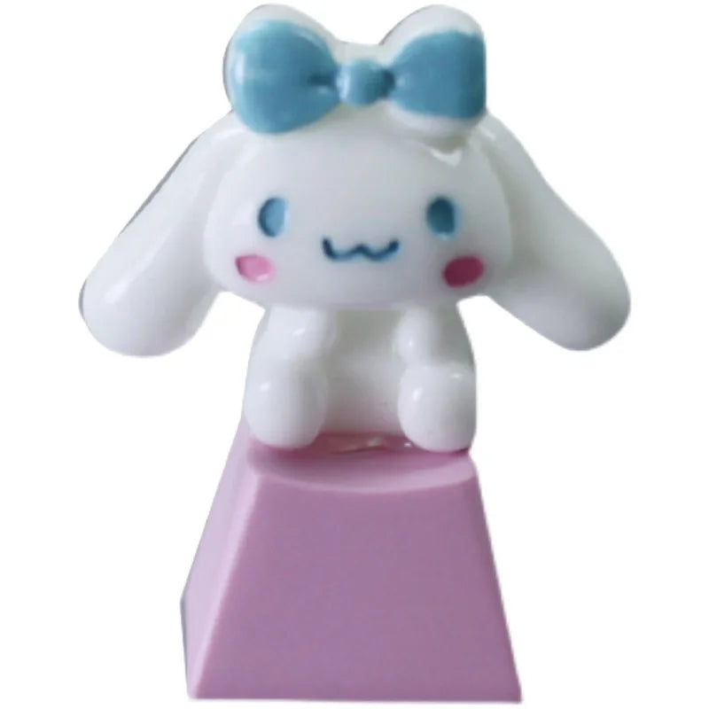 New Sanrio mMechanical 3D Keycap Game Keyboard Accessories Kuromi Melody Cartoon Cute Single Personality Keycap Enter Key